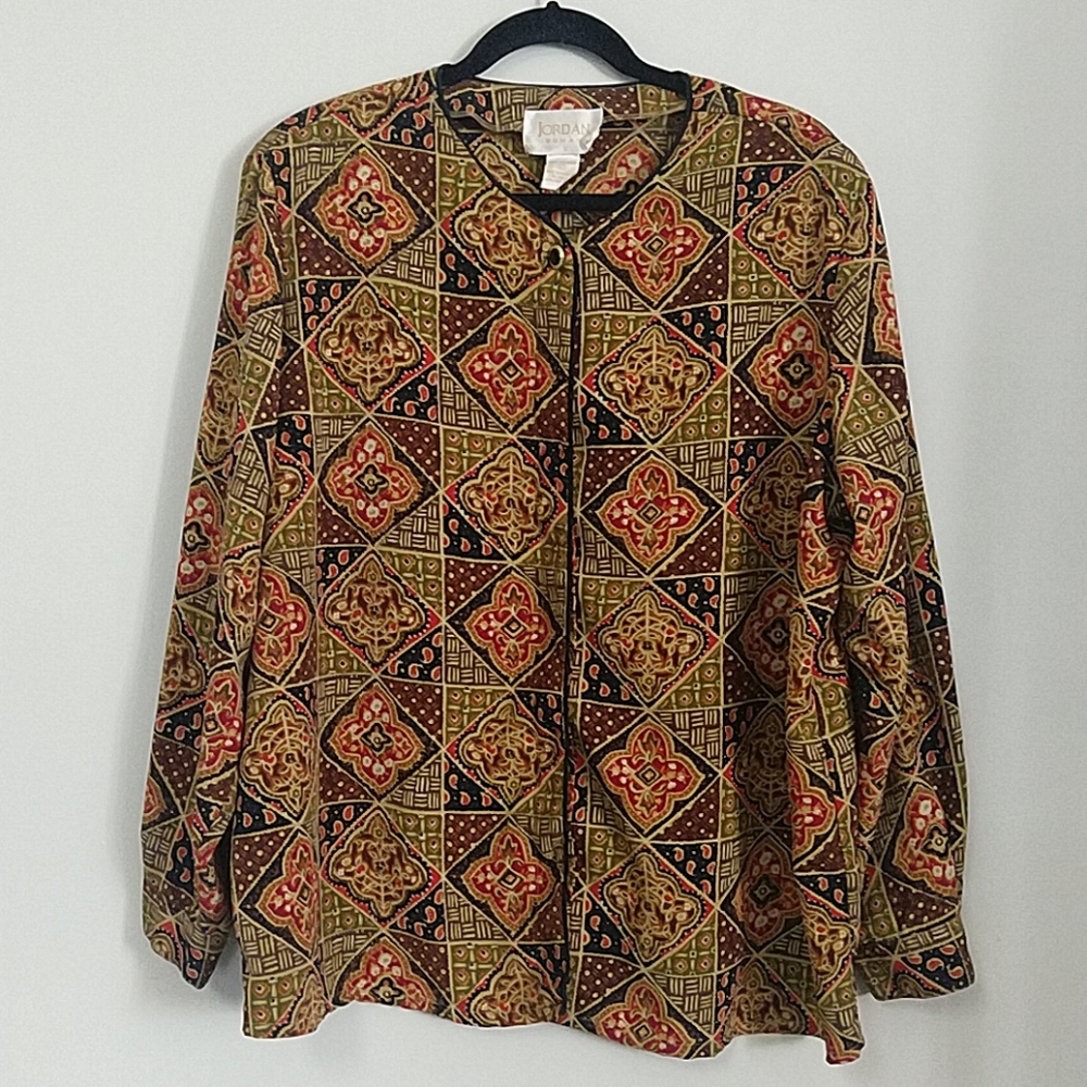 Jordan Vintage Button Down Dress Shirt 22
